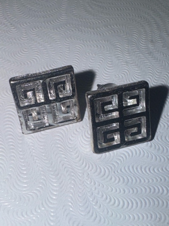 Givenchy Jewelry - Givenchy Silver-Tone Square stud earrings